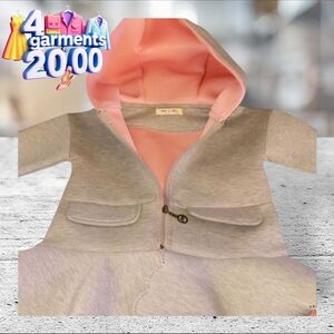 Mae li rose gray coat size 2T